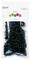 Essentials by Leisure Arts Pony Bead 6mm x 9mm Neutral Black Opaque Plastic Pony Beads Bulk 750 pieces for Arts, Crafts, Bracelet, Necklace, Jewelry Making, Earring, Hair Braiding